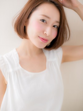 エフォートレス な大人シルエットａ ヘアスタイル 水戸美容室 美容院 Cuore水戸