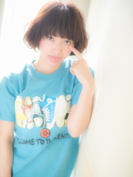 Cuore ラウンドバング でガーリーボブb ヘアスタイル 新松戸駅から4分の美容室 美容院 Cuore新松戸 Cuore ラウンドバング でガーリーボブb ヘアスタイル 新松戸駅から4分の美容室 美容院 Cuore新松戸